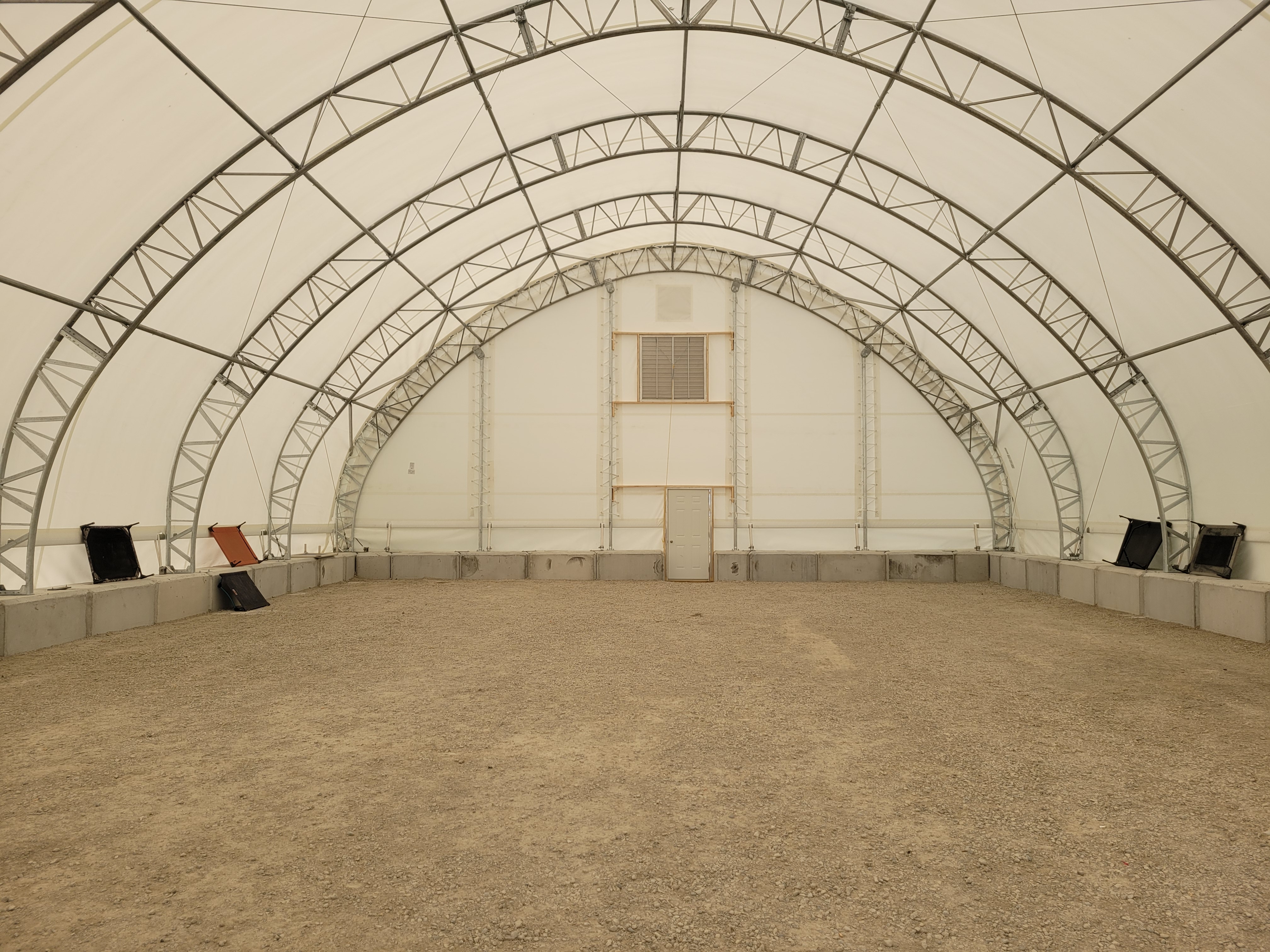 MegaDome indoor storage interior — Mississauga, Ontario